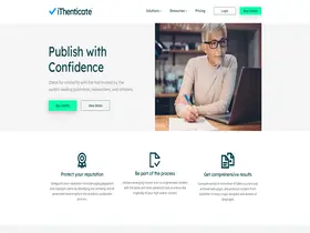 Preview of  ithenticate.com