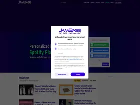 Preview of  jambase.com