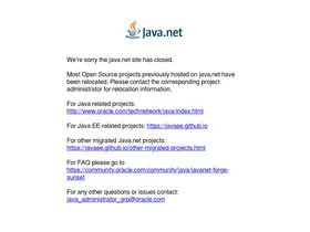 Preview of  java.net