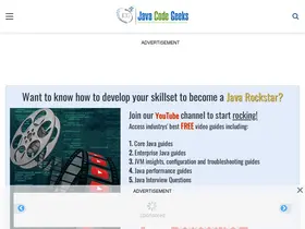 Preview of  javacodegeeks.com