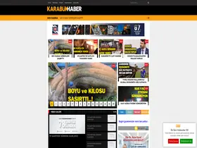 Preview of  karabukhaber.com.tr