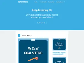 Preview of  keepinspiring.me