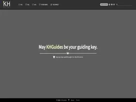 Preview of  khguides.com