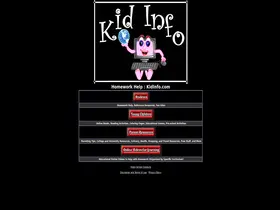 Preview of  kidinfo.com