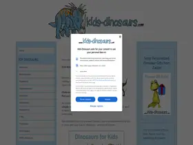 Preview of  kids-dinosaurs.com