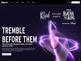 Preview of  klipsch.com