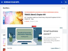 Preview of  koreanscan.com