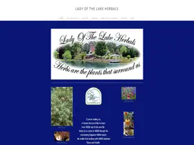 Preview of  ladyofthelakeherbs.com