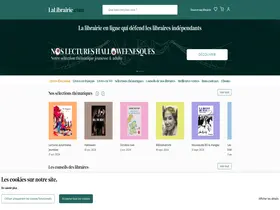 Preview of  lalibrairie.com