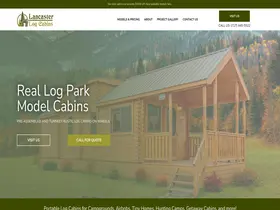 Preview of  lancasterlogcabins.com