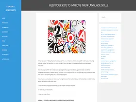 Preview of  language-worksheets.com