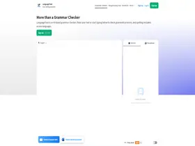 Preview of  languagetool.org