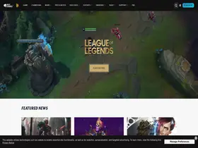 Preview of  leagueoflegends.com