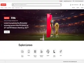 Preview of  lenovo.com
