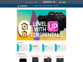 Preview of  lensrentals.com