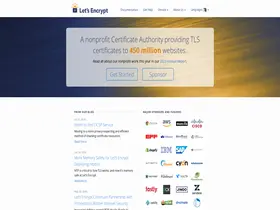 Preview of  letsencrypt.org