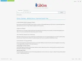 Preview of  libgenesis.net