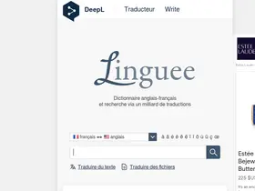 Preview of  linguee.fr