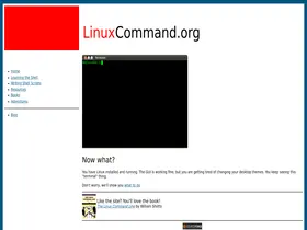 Preview of  linuxcommand.org