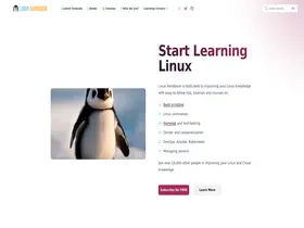 Preview of  linuxhandbook.com