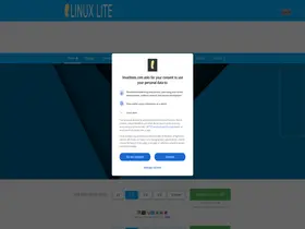 Preview of  linuxliteos.com