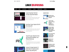 Preview of  linuxuprising.com