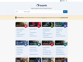 Preview of  liquipedia.net