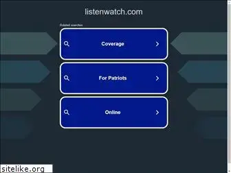 Preview of  listenwatch.com