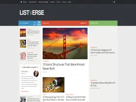 Preview of  listverse.com