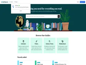 Preview of  litcharts.com