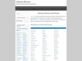 Preview of  literarydevices.net