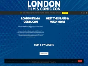 Preview of  londonfilmandcomiccon.com