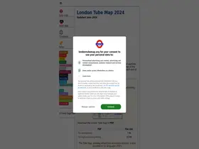 Preview of  londontubemap.org