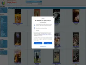 Preview of  loyalbooks.com