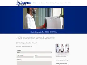 Preview of  luescher-umzug.ch