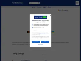 Preview of  m.football-lineups.com