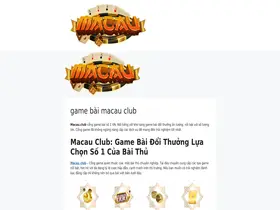 Preview of  macau.club