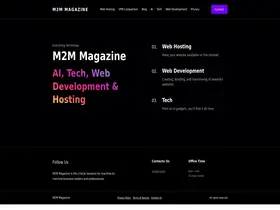 Preview of  machinetomachinemagazine.com