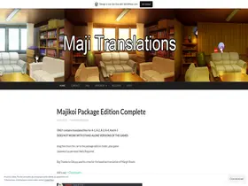 Preview of  majitranslations.wordpress.com