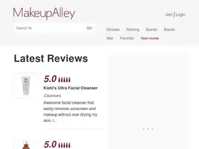 Preview of  makeupalley.com