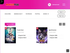 Preview of  manhuaplus.com