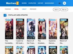 Preview of  manhwaz.com