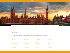 Preview of maps-london.com