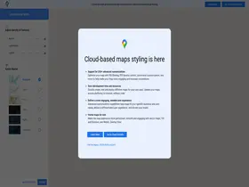 Preview of  mapstyle.withgoogle.com