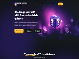 Preview of mastersoftrivia.com