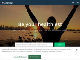 Preview of  medhelp.org