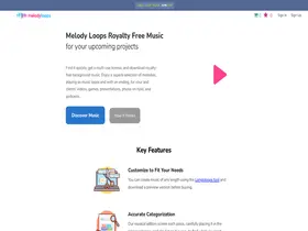 Preview of  melodyloops.com