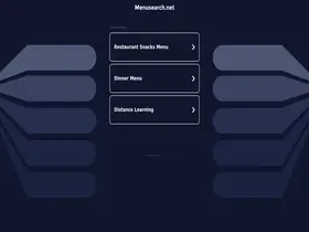 Preview of  menusearch.net
