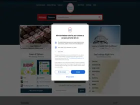 Preview of  merriam-webster.com