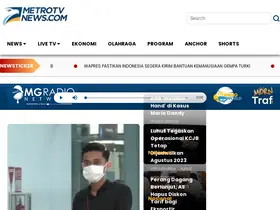 Preview of  metrotvnews.com